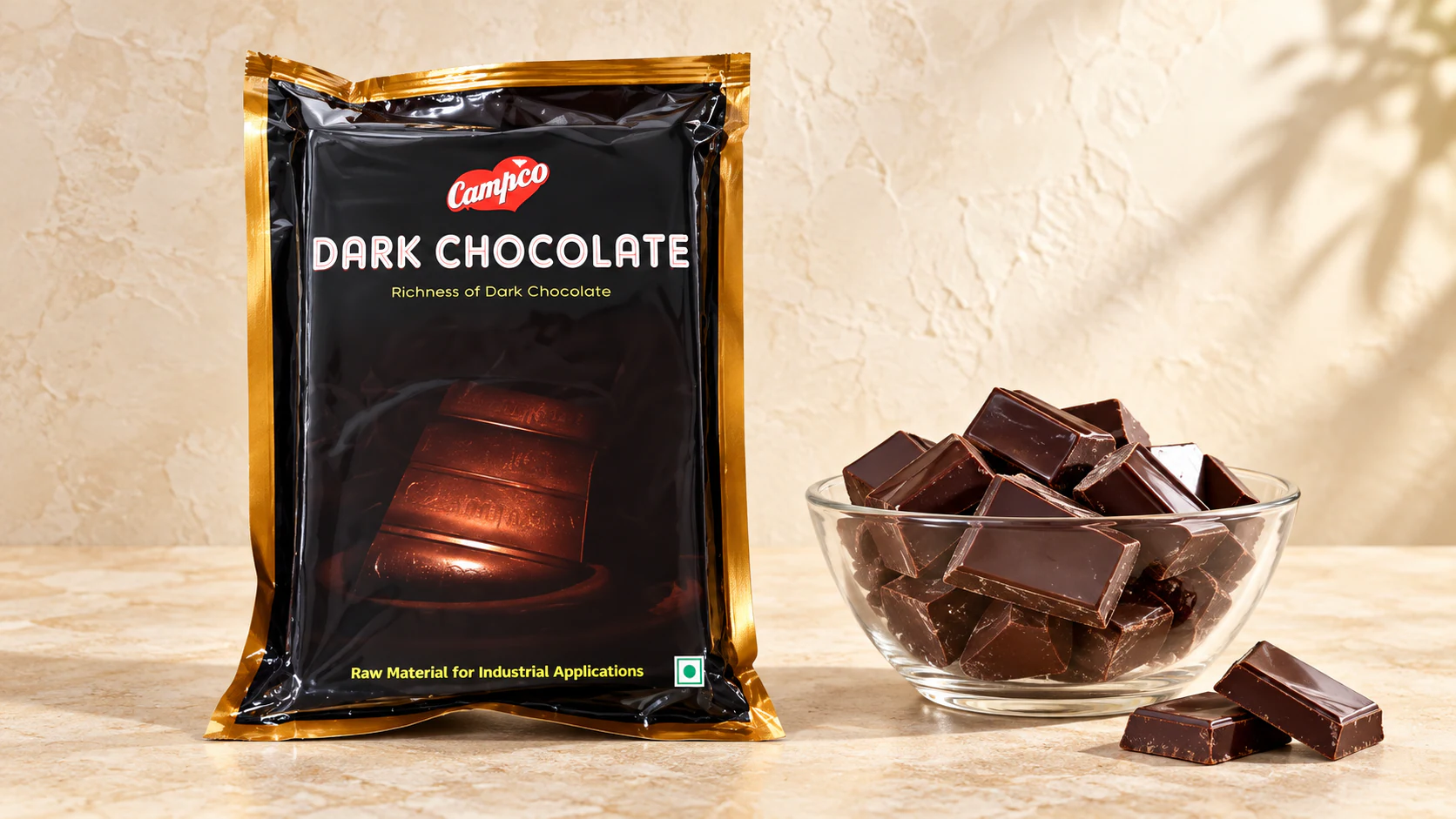 Dark Chocolate for commercial food production