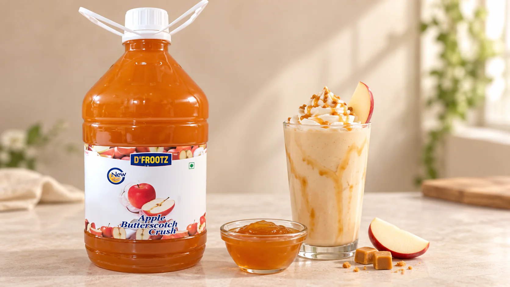Apple Butter Scotch Fruit Crush for commercial food production