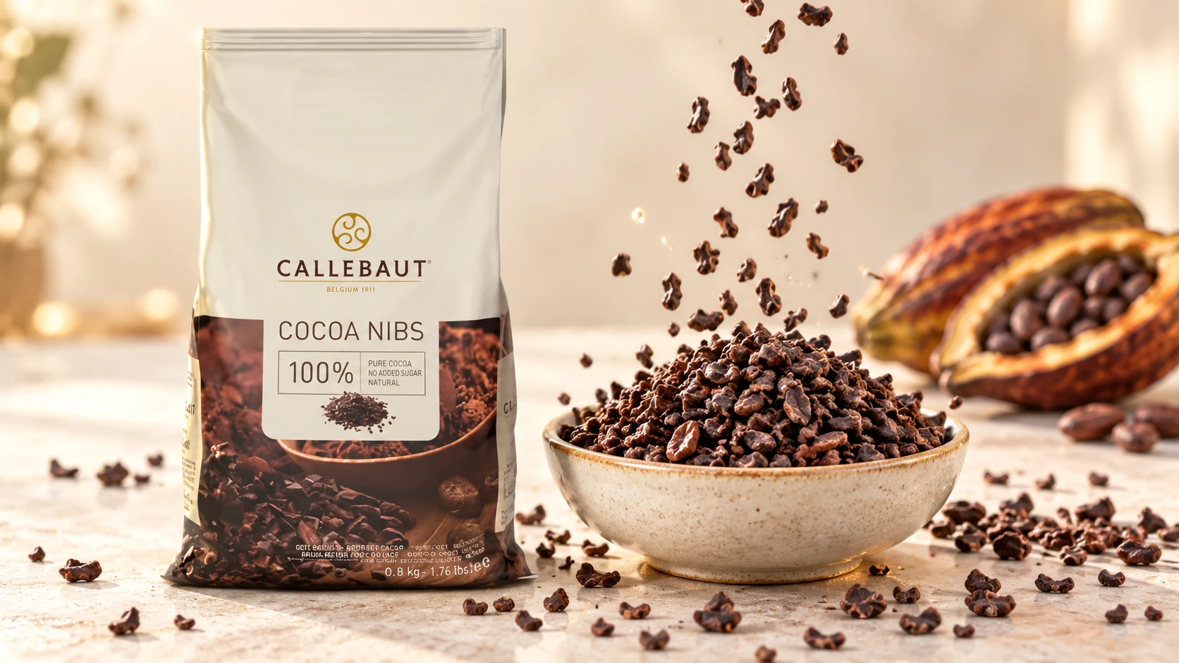 Cocoa Nibs for commercial food production