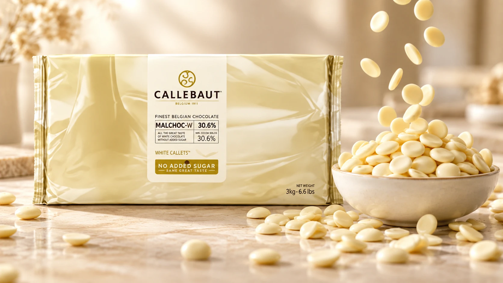 White Chocolate (MALCHOC - White 30.6%) for commercial food production