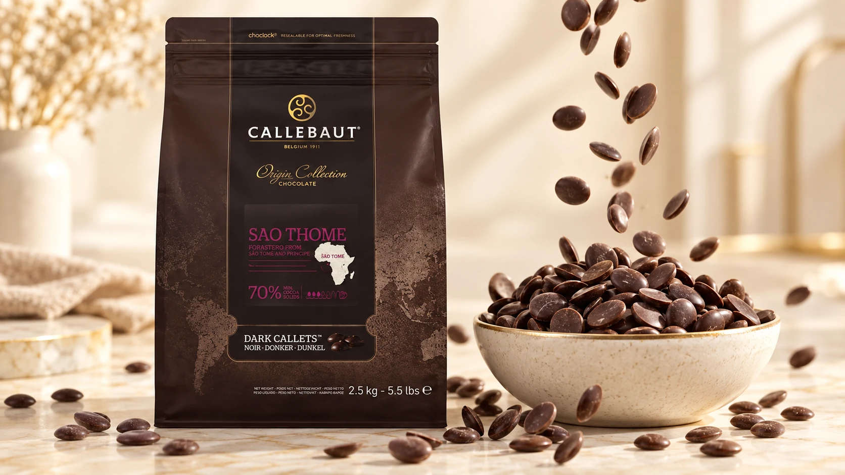 Sao Thome Single Origin (70%) for commercial food production