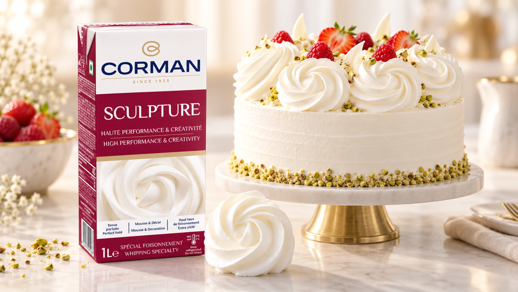 Corman Sculpture Whipping Speciality for commercial food production