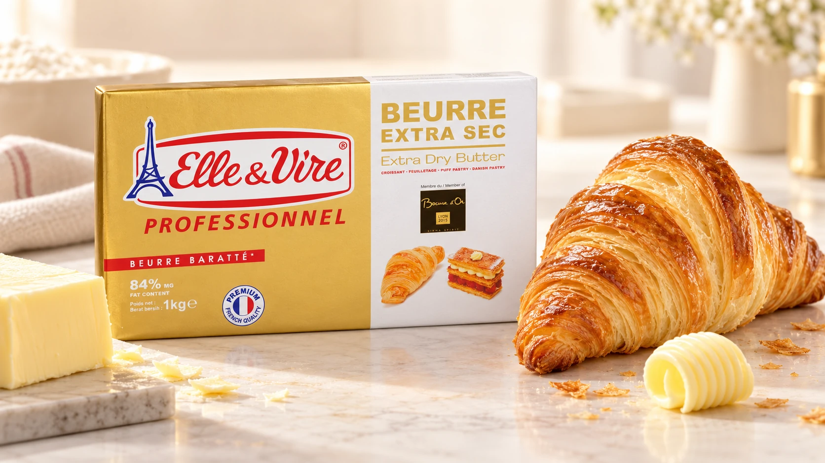 Extra Dry Butter 84% for commercial food production