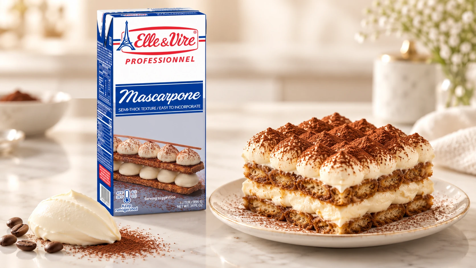UHT Mascarpone for commercial food production
