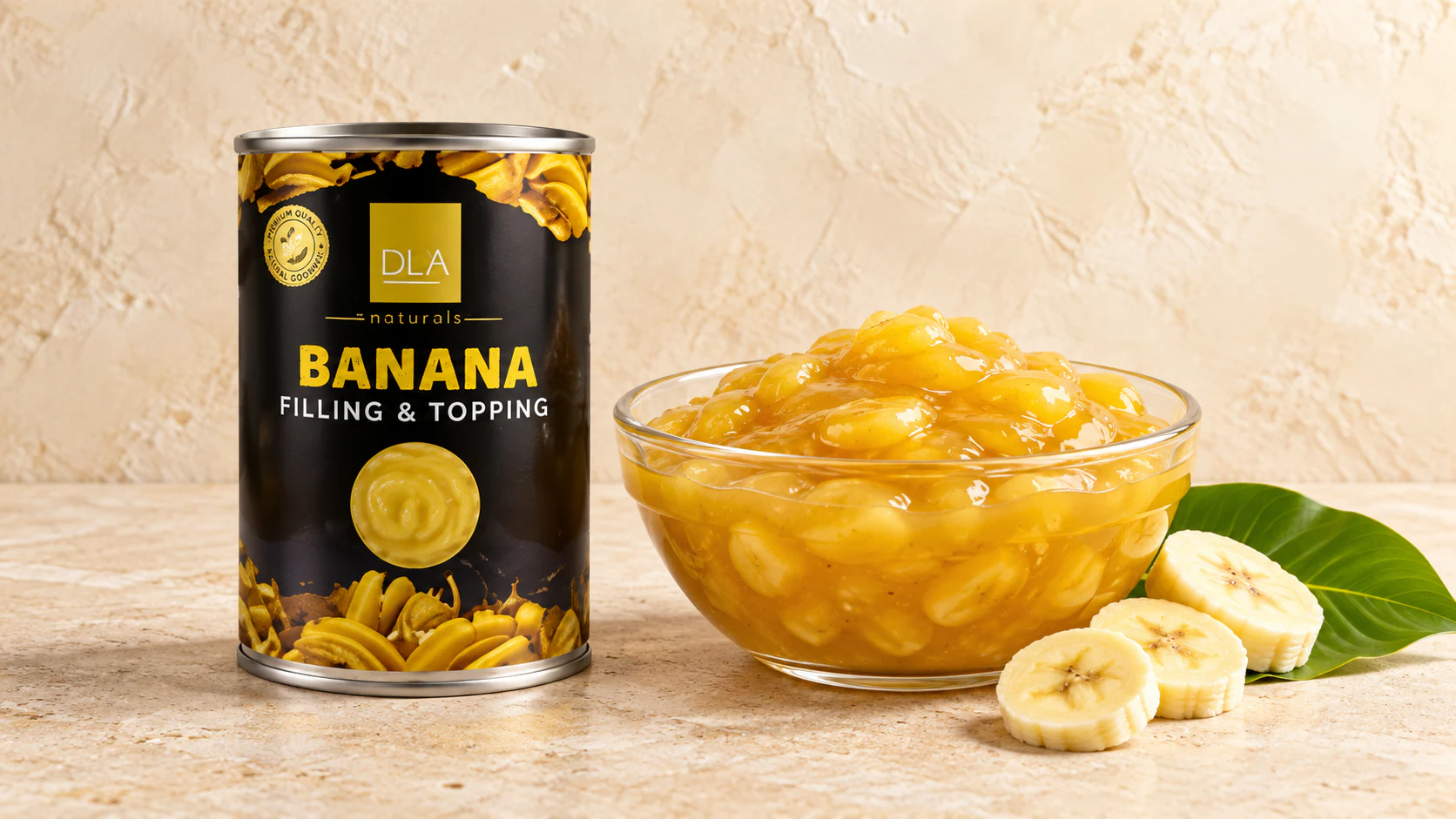 Banana Filling for commercial food production