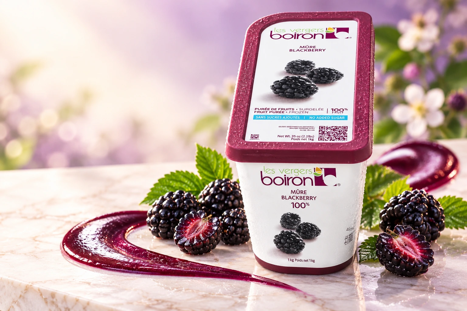 Boiron Blackberry Puree for commercial food production