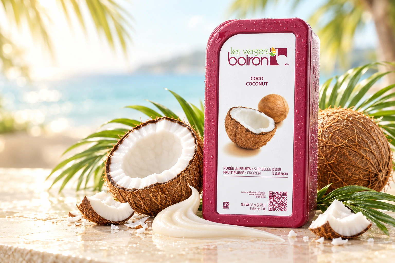 Boiron Coconut Puree for commercial food production