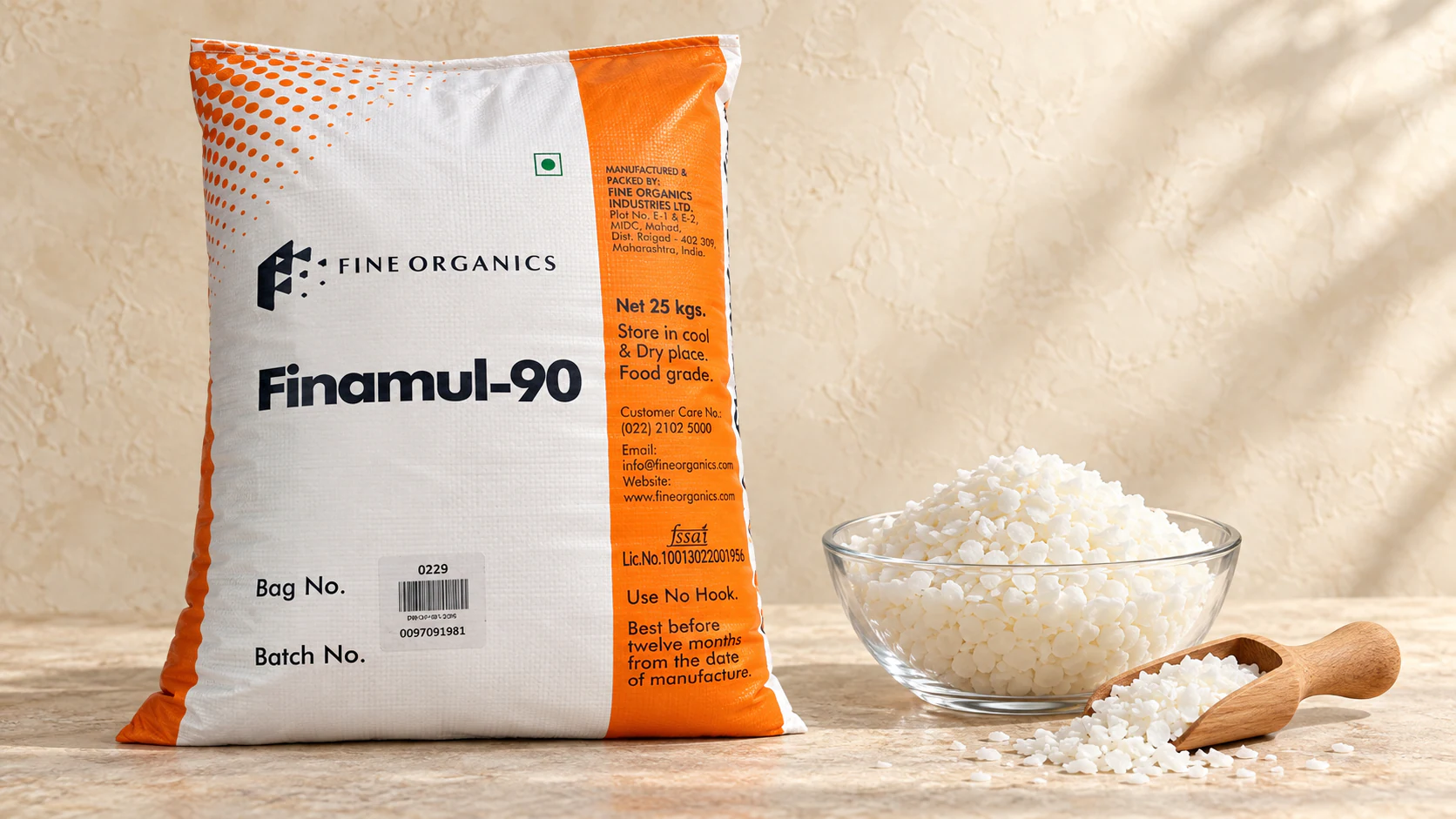 Finamul 90 for commercial food production