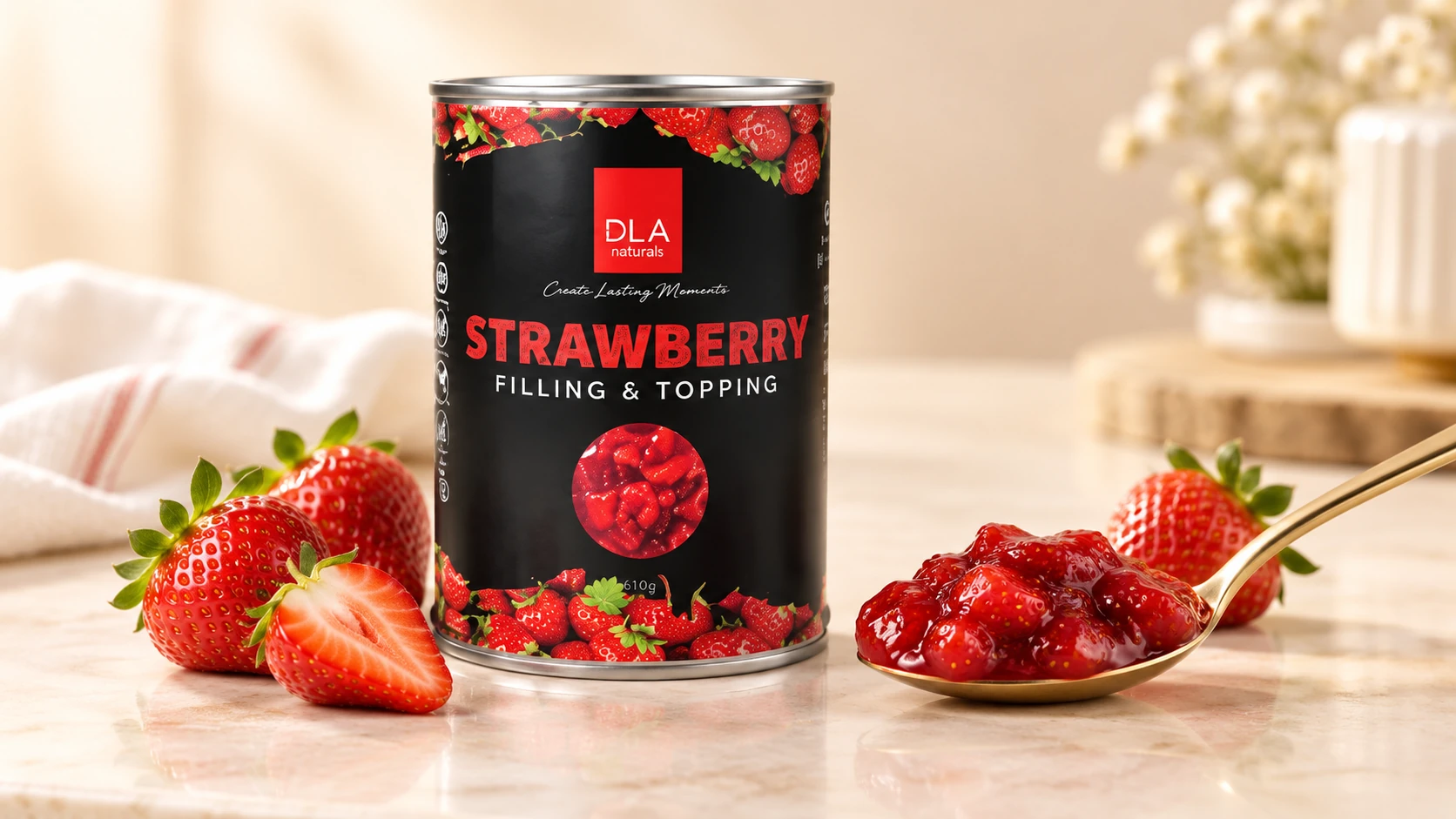 Strawberry Filling for commercial food production