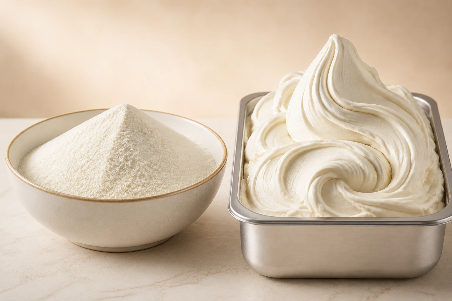 Base 6 for commercial food production