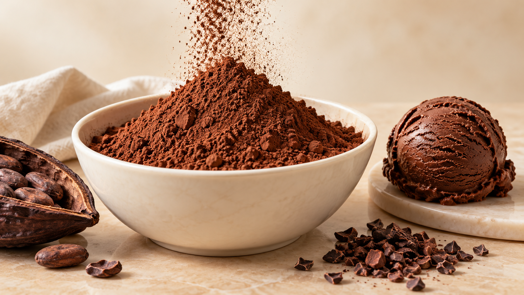 Cocoa Miscela for commercial food production