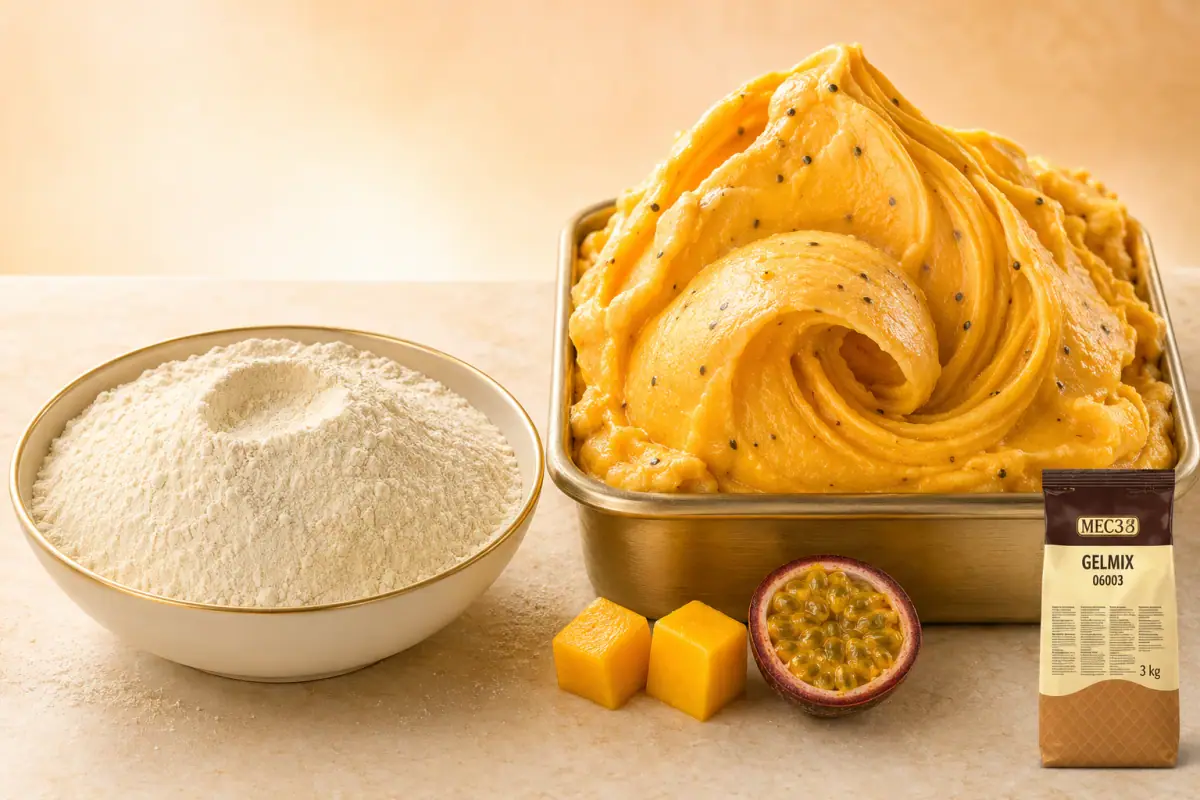 Gelmix for commercial food production