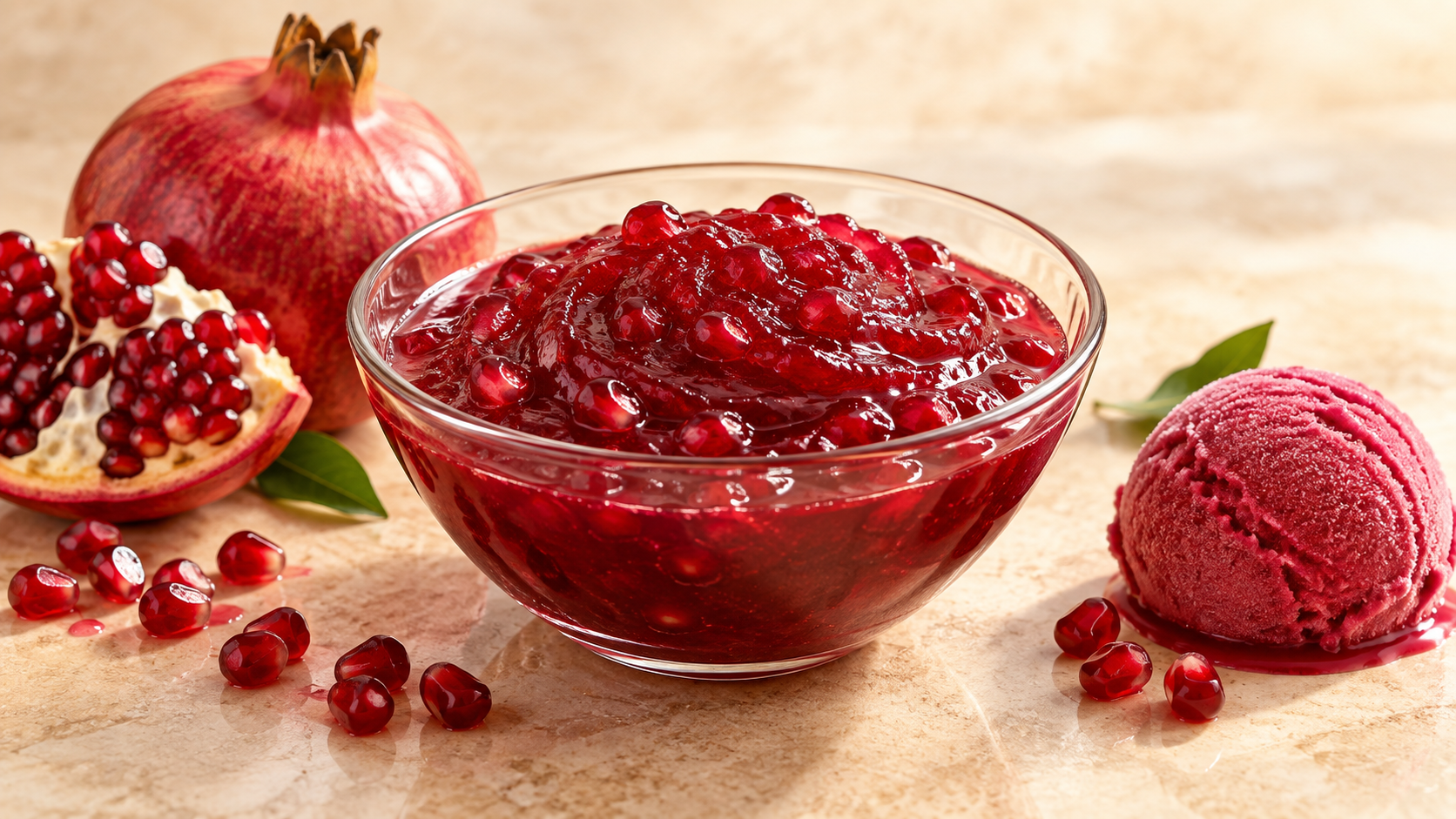 Pomegranate for commercial food production