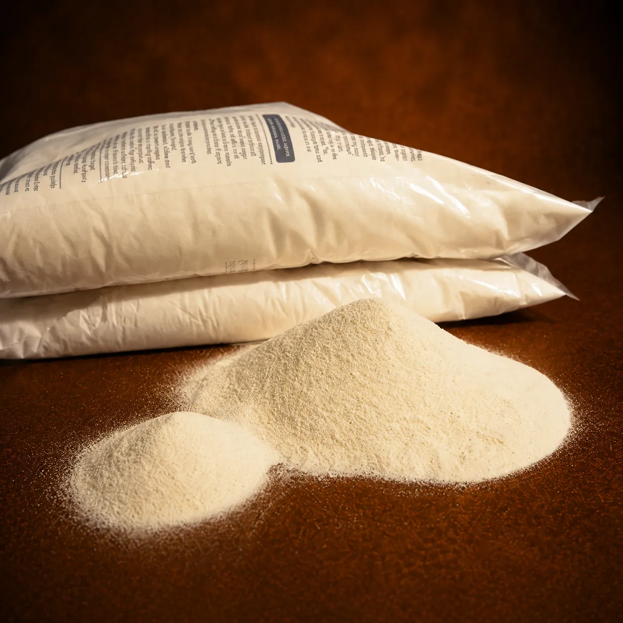 Instantized Whey Protein for commercial food production