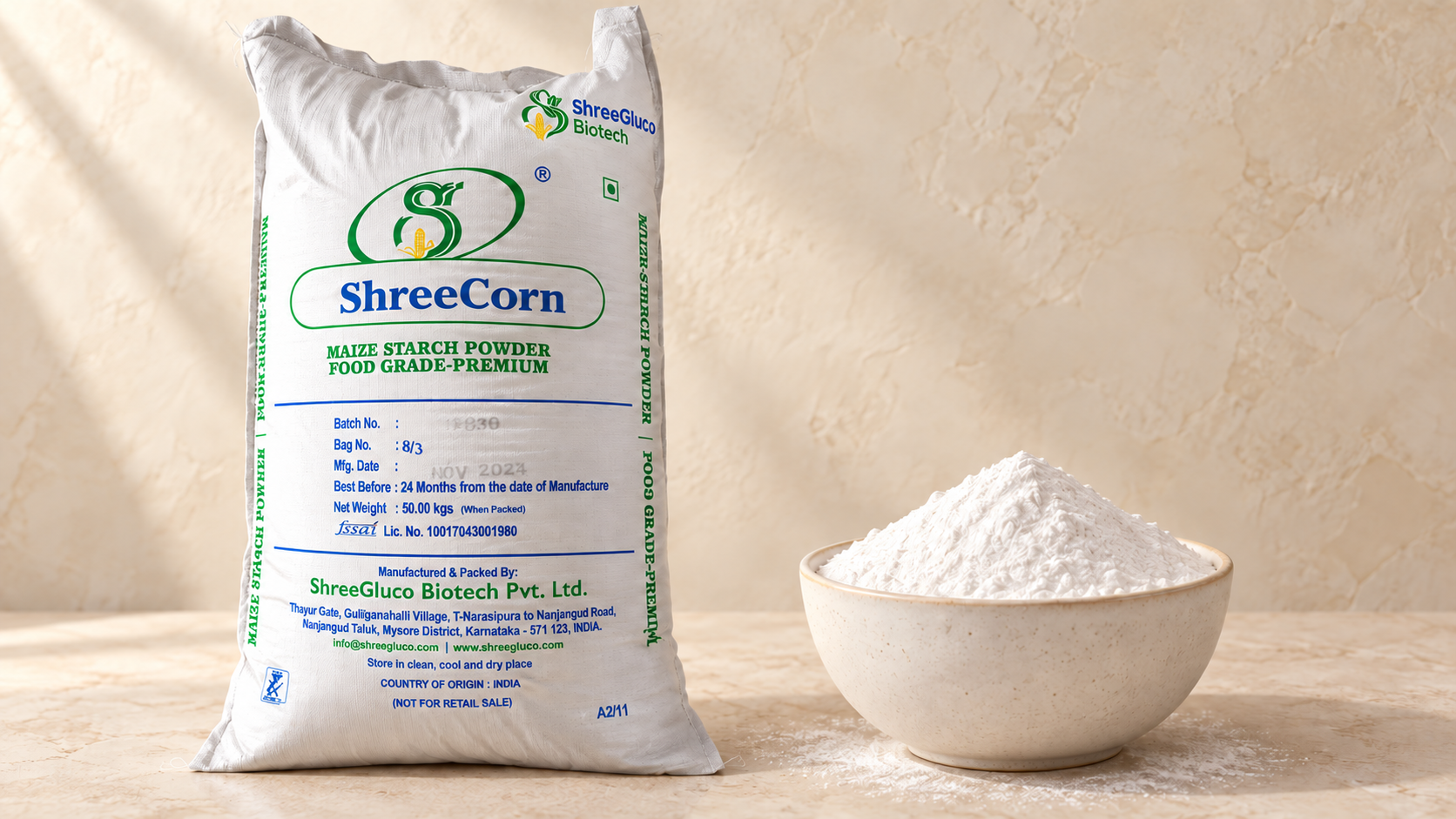Maize Starch Food Grade ingredient